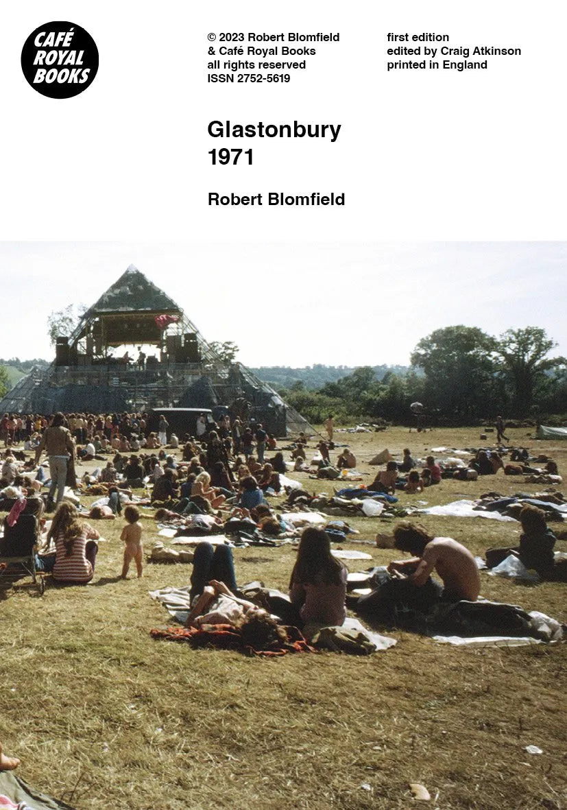 Vintage Glastonbury Festival 1971 Photo by Robert Blomfield - Rare Music Memorabilia, Classic Rock Collectible for Fans & Home Decor