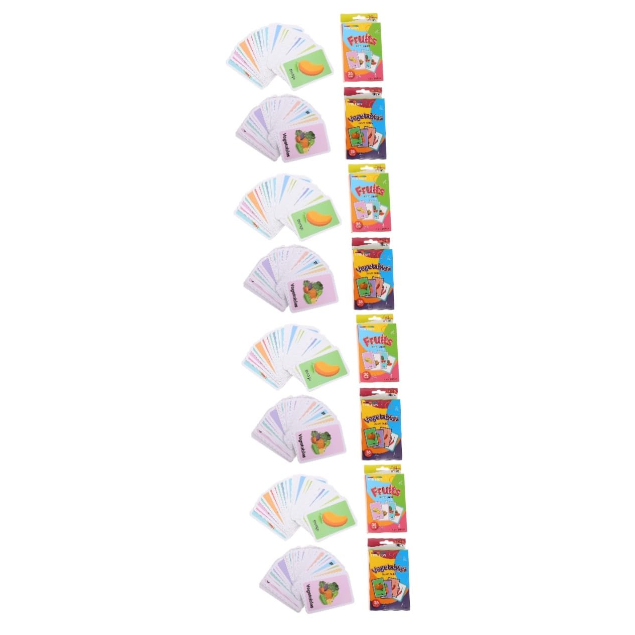 Vaguelly Kids Educational Toys - 8 Sets Early Learning Brain Development Cards, Baby Teaching Aids & Puzzle Games for Preschoolers | Perfect for Homeschooling, Classroom Activities & Cognitive Skill Building