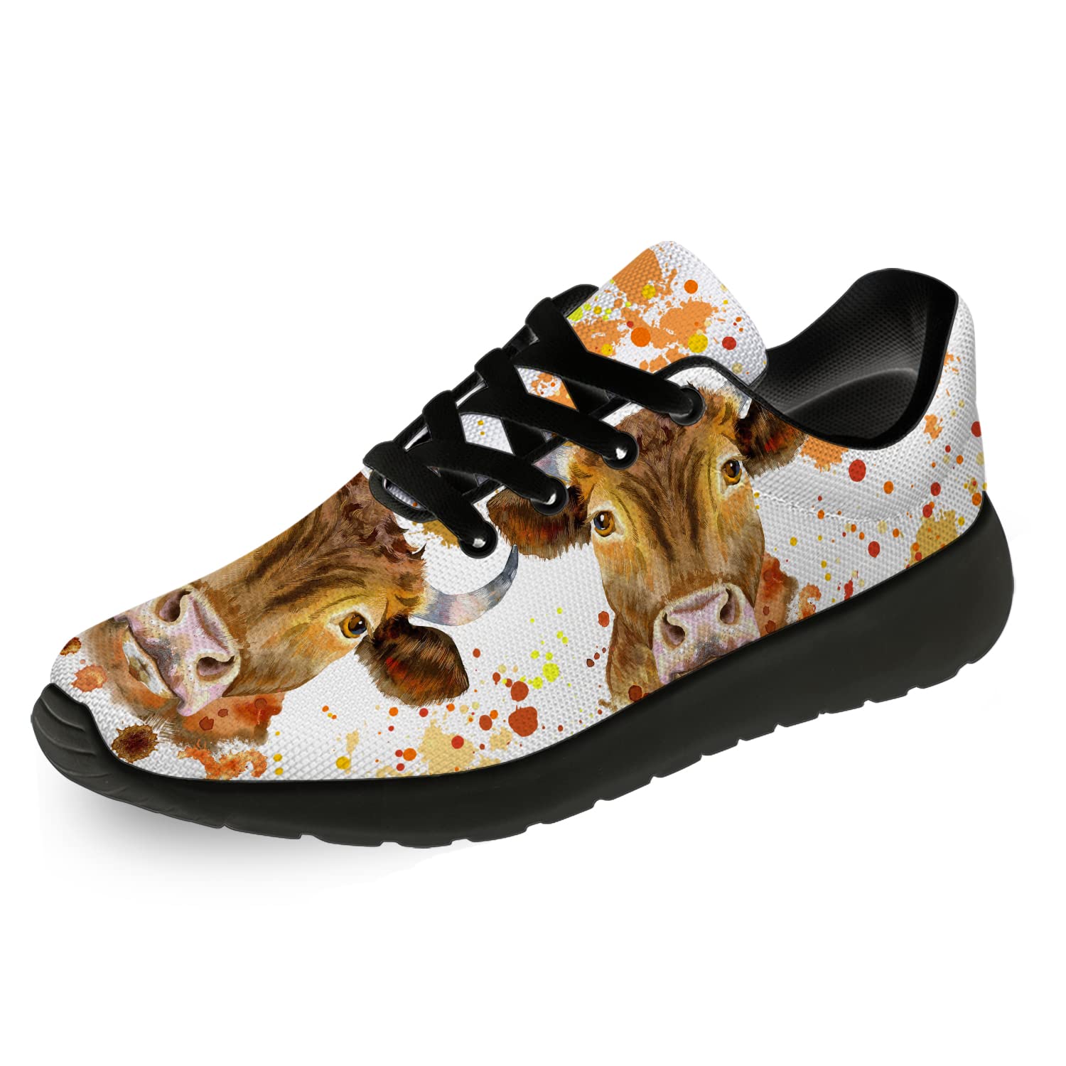 **Men's & Women's Cow Leather Running Sneakers - Breathable Comfortable Athletic Tennis Jogging Walking Shoes - Perfect Gift for Him & Her - Ideal for Gym, Workouts & Casual Wear**