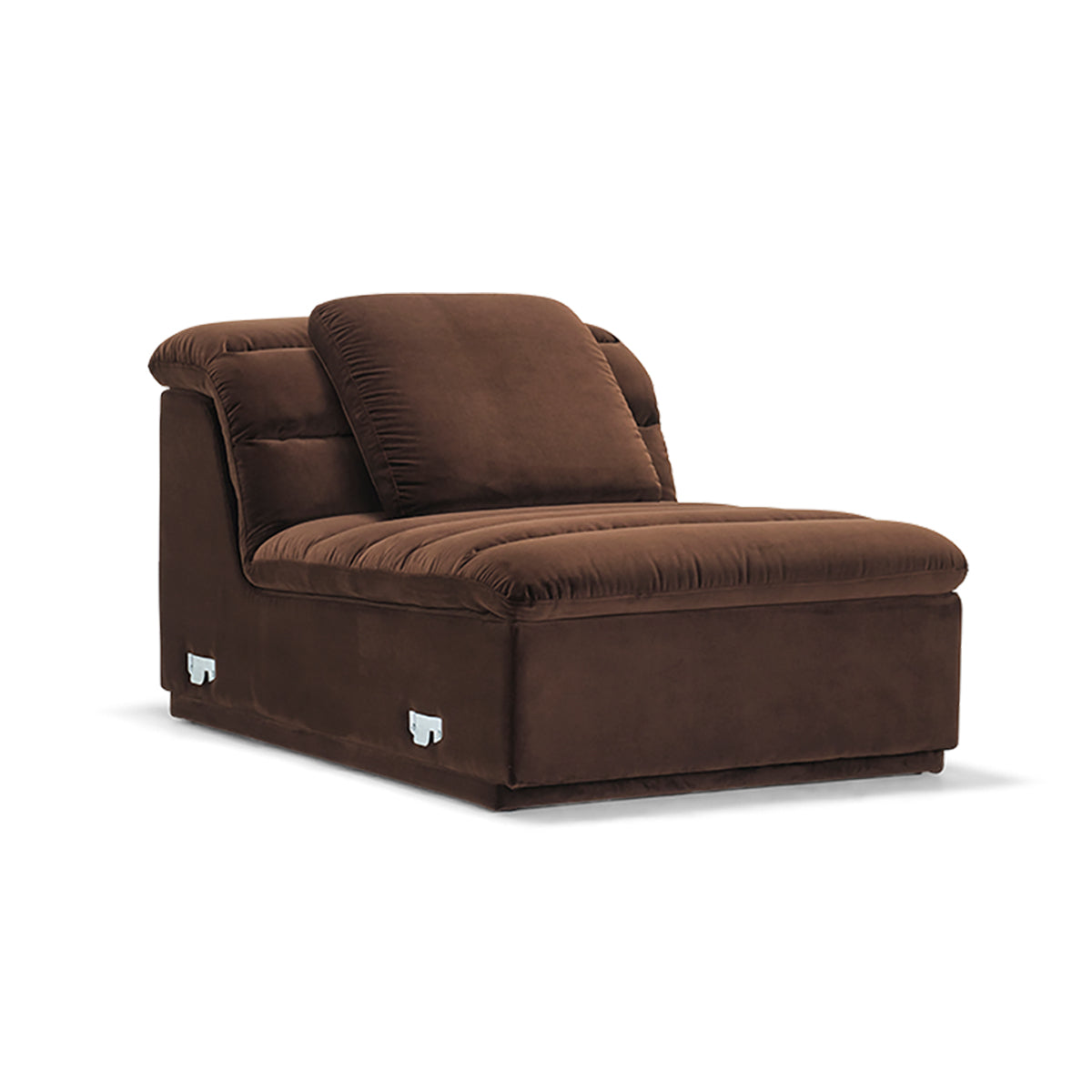 Avalon 1.5 Seat Modular Floating Sofa - Armless Contemporary Sectional for Living Room, Lounge & Modern Home Decor