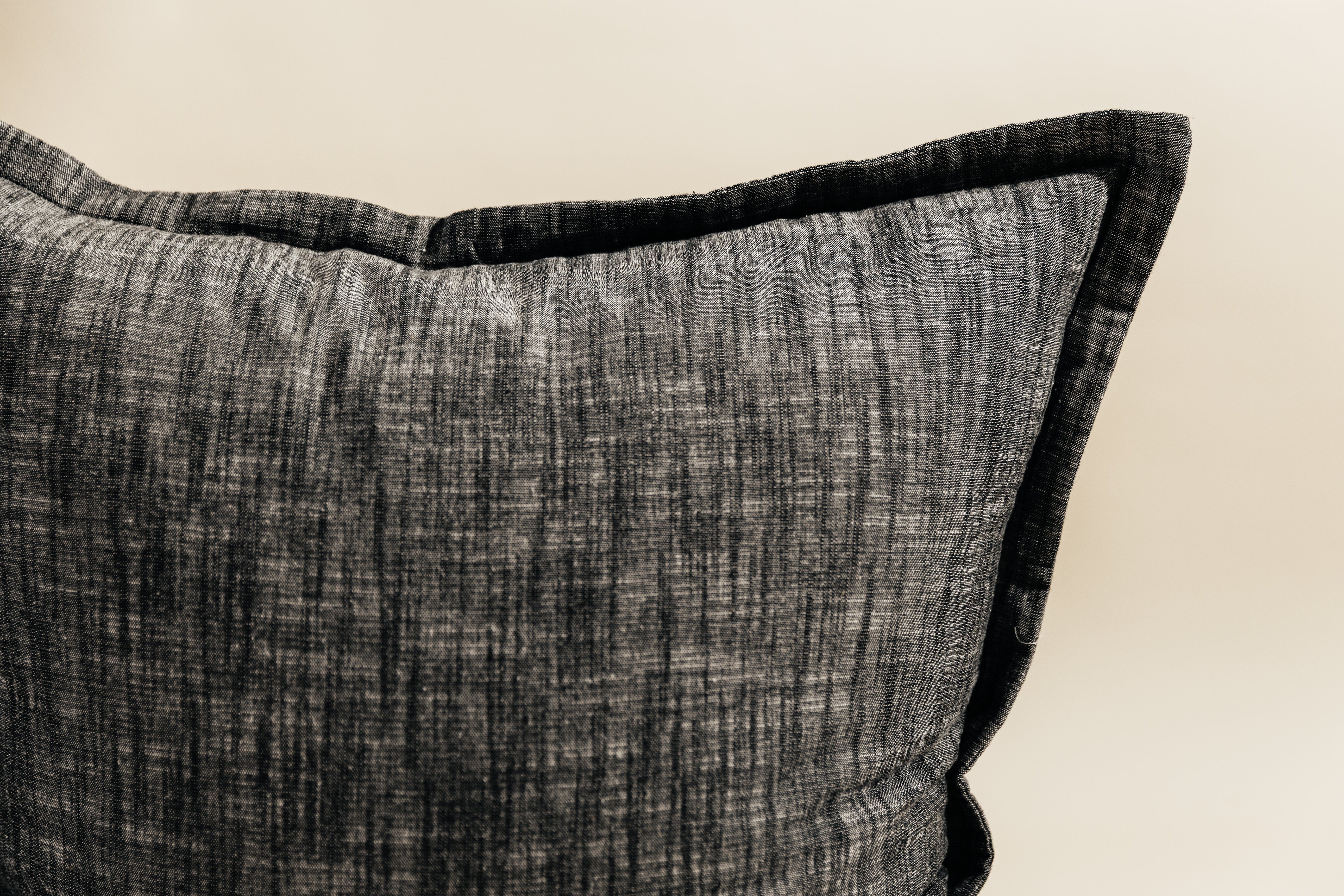 Taylor XL Euro Pillow Cover - Premium Soft Cotton, 26x26 Inches, White - Perfect for Bedroom, Living Room & Sofa Decor