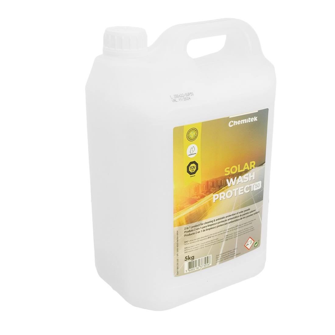 Chemitek Solar Panel Cleaner & Protectant - Safe for All Solar Panels, Removes Dirt & Enhances Efficiency - Ideal for Home, Commercial & Industrial Solar Systems