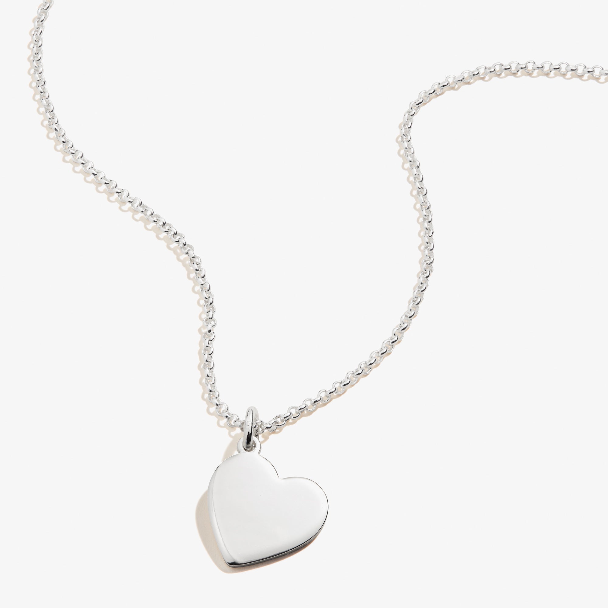 Heart Charm Necklace for Women - 21 Inch Gold/Silver Stainless Steel Pendant Necklace - Perfect for Valentine's Day, Anniversary & Romantic Gifts