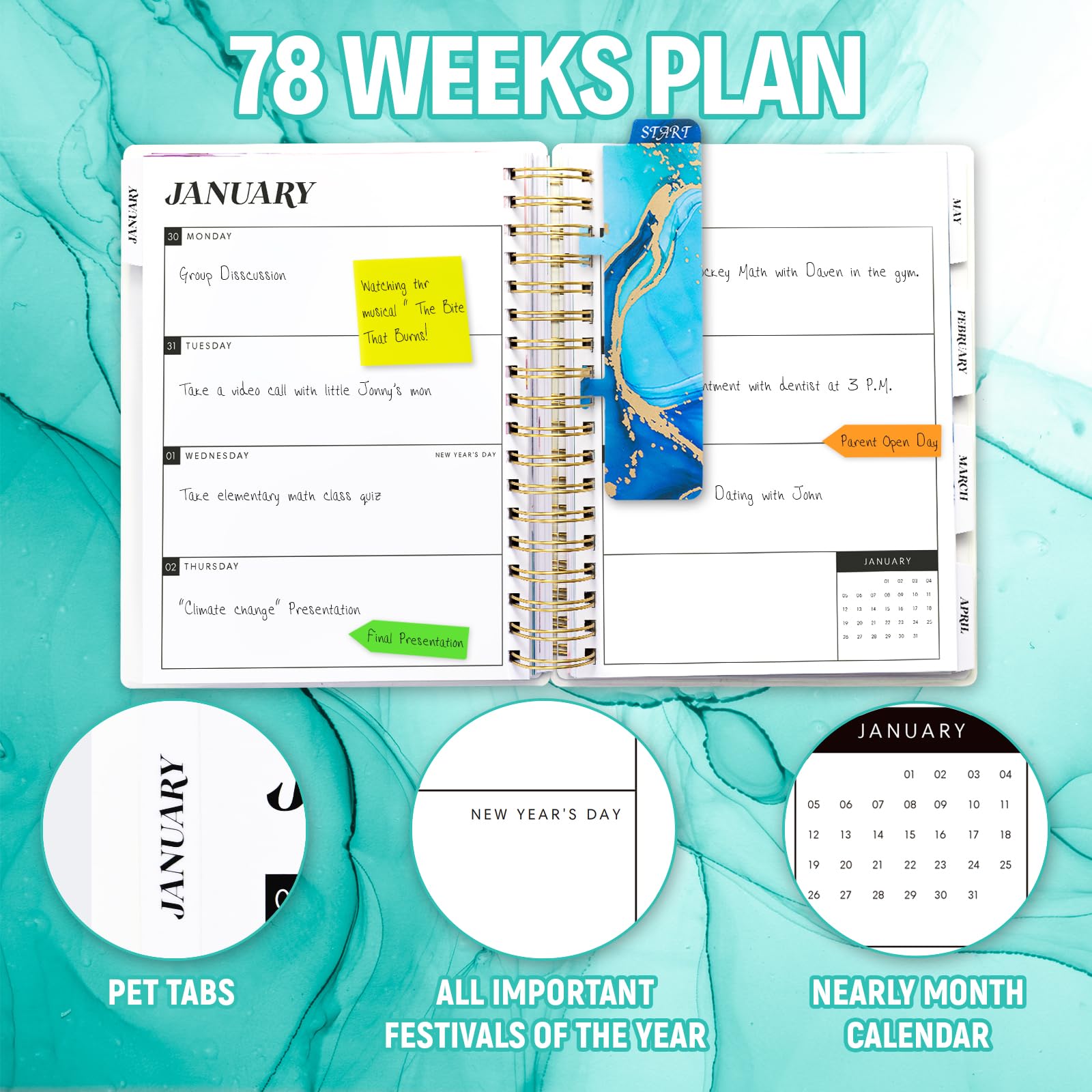 2025-2026 18-Month Academic Planner - 7.9