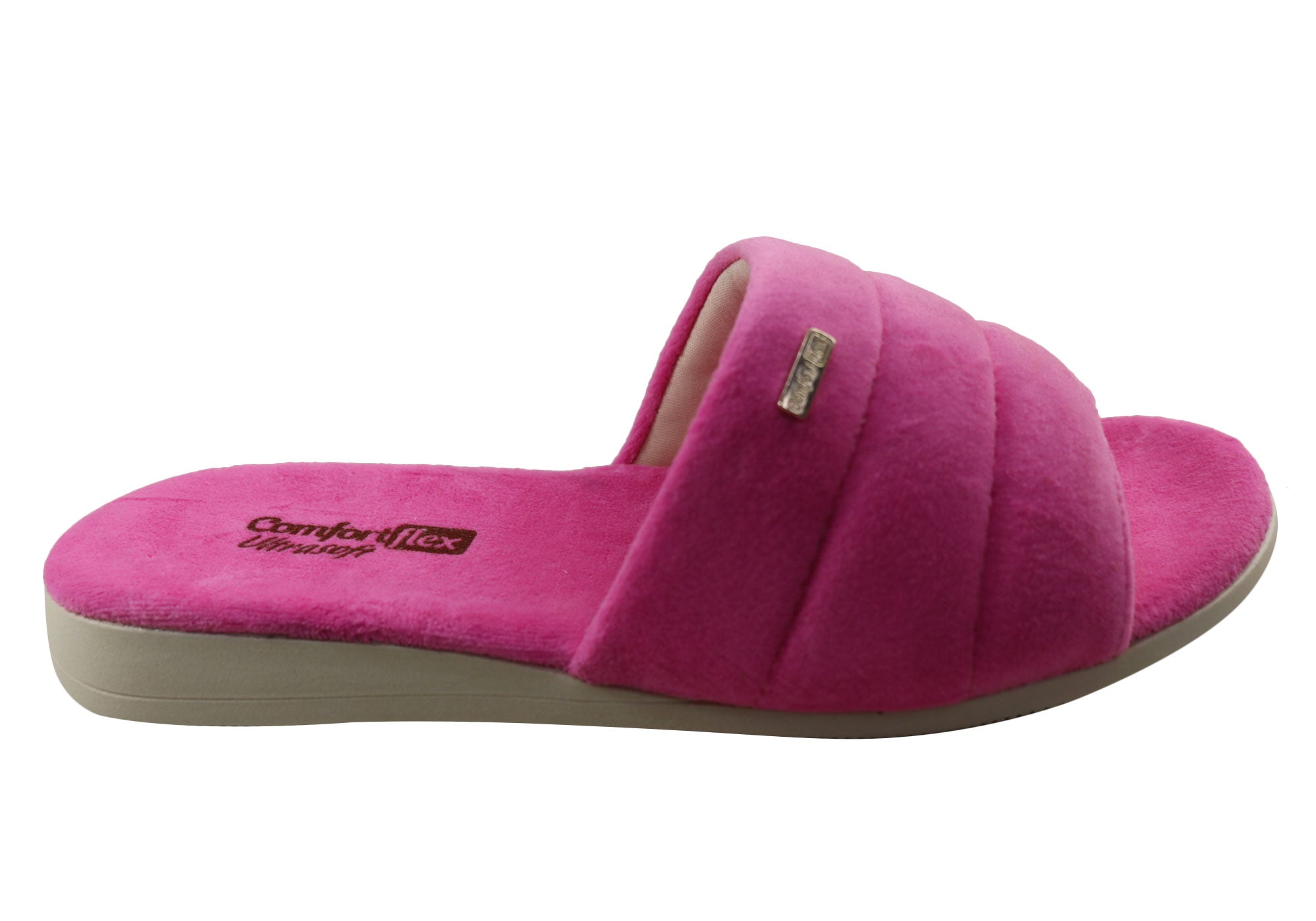 Comfortflex Relax Harmony Women's Open Toe Slippers - Soft House Shoes for Women - Made in Brazil - Perfect for Indoor, Spa, and Lounge Wear