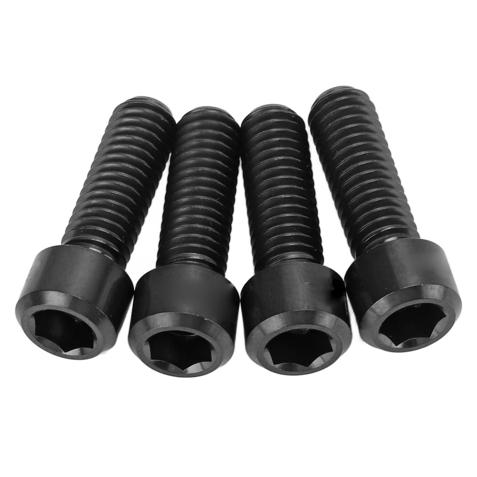 Emoshayoga Titanium Alloy Bike Disc Brake Caliper Screwbolts - High Reliability Mountain Bike Brake Repair Screws for MTB, Road & Hybrid Bikes | Perfect for Trail Riding, Commuting & Bike Maintenance