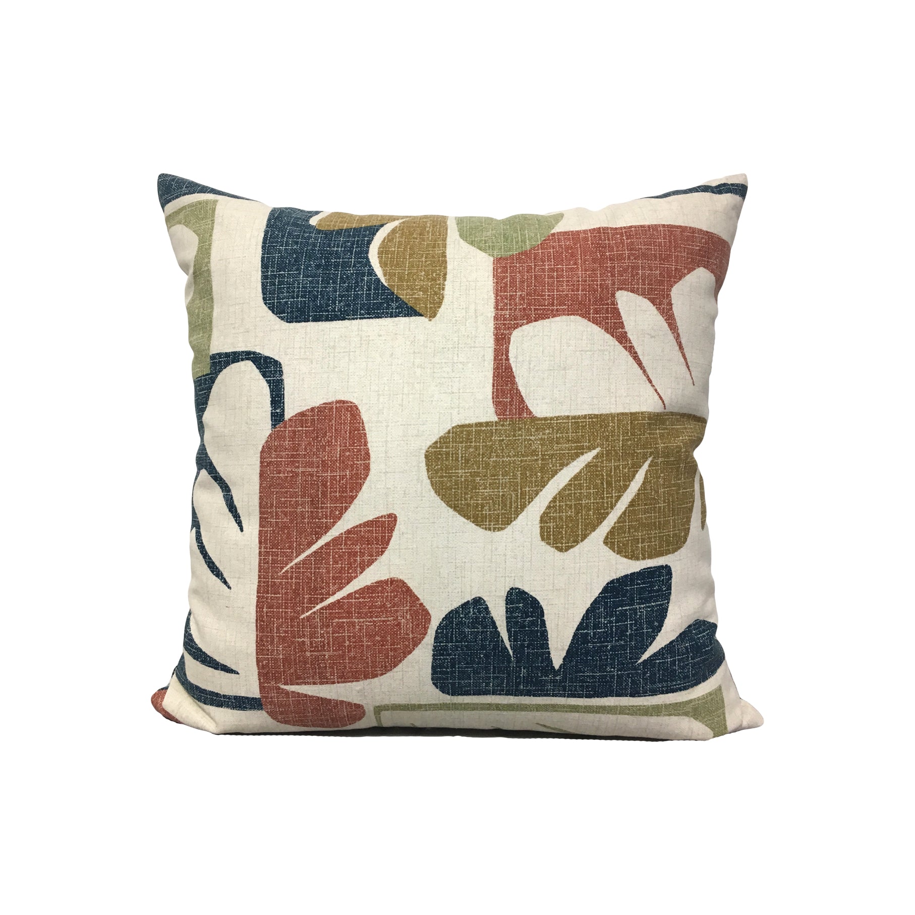 Henri Cabana Decorative Throw Pillow 17x17 Inches - Soft Square Cushion for Sofa, Bed & Living Room Decor