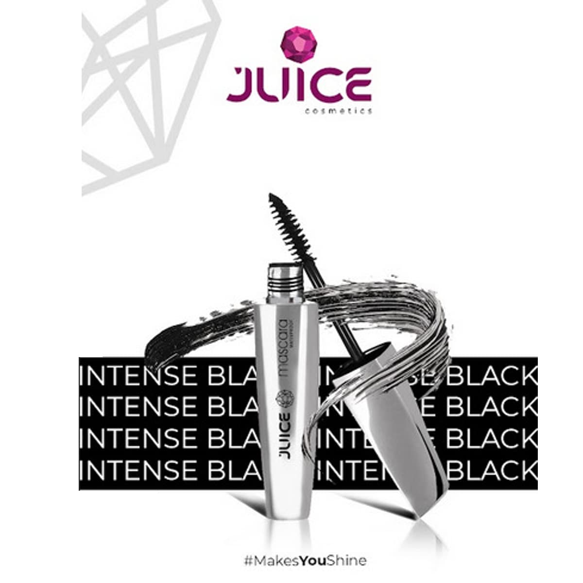 Waterproof & Smudge Proof Juice Sketch Eyeliner SE01 & Mascara MS04 Combo Pack of 2 - Black | Long Lasting Eye Makeup for Party, Wedding & Daily Wear