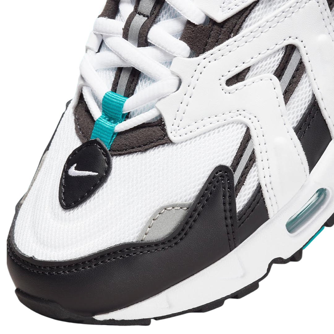 Nike Air Max 96 II White Mystic Teal Black Men's Running Shoes - Lightweight Cushioned Sneakers for Jogging, Gym Workouts & Casual Wear