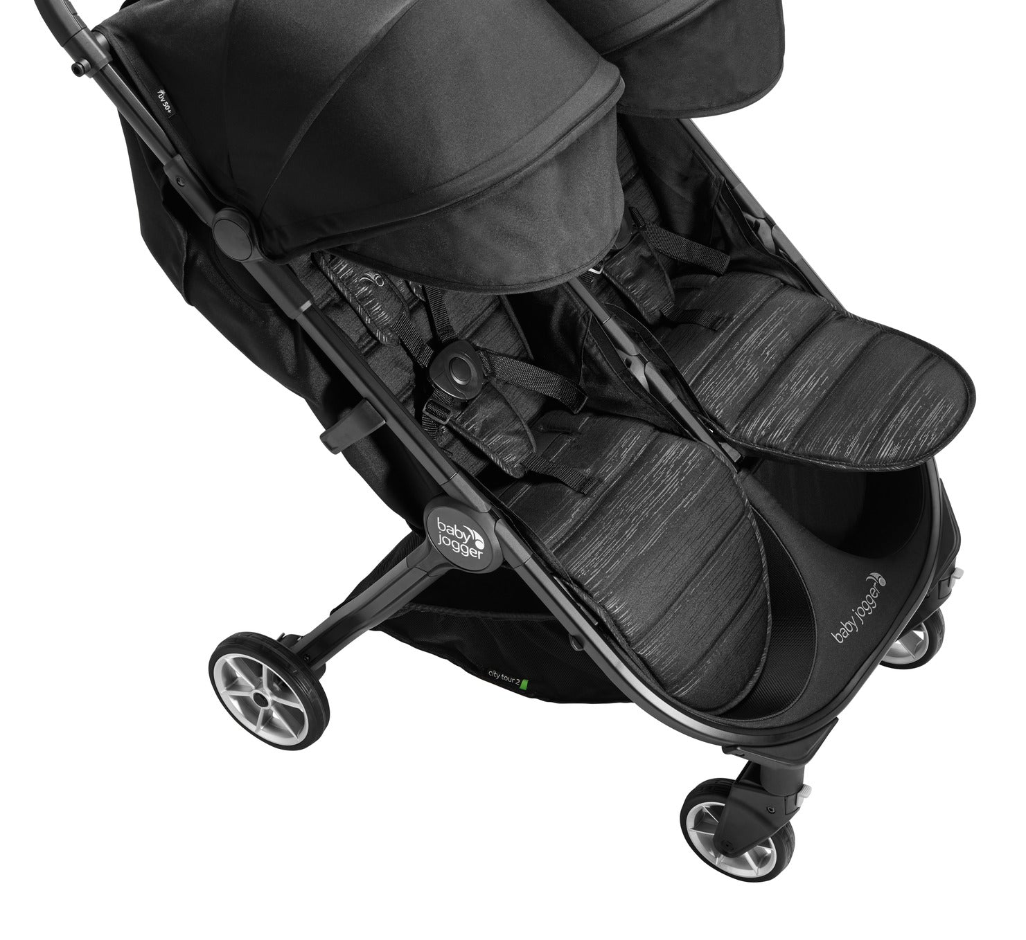Baby Jogger City Tour 2 Double Stroller - Lightweight Compact Side-by-Side Stroller for Twins | Perfect for Urban Travel, Shopping & Outdoor Adventures
