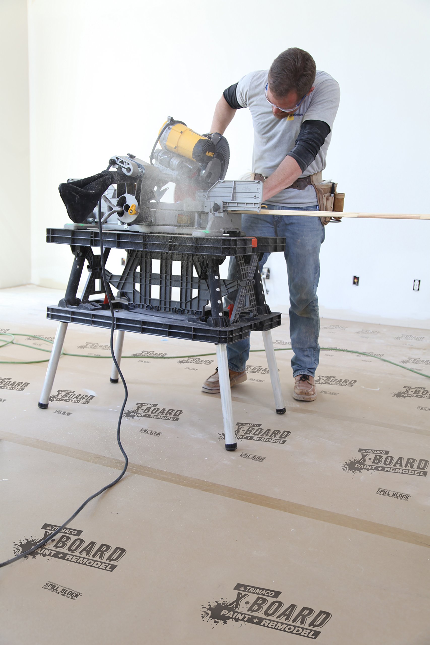 Trimaco X-Board Lightweight Breathable Paint & Remodel Surface Protector Roll (35
