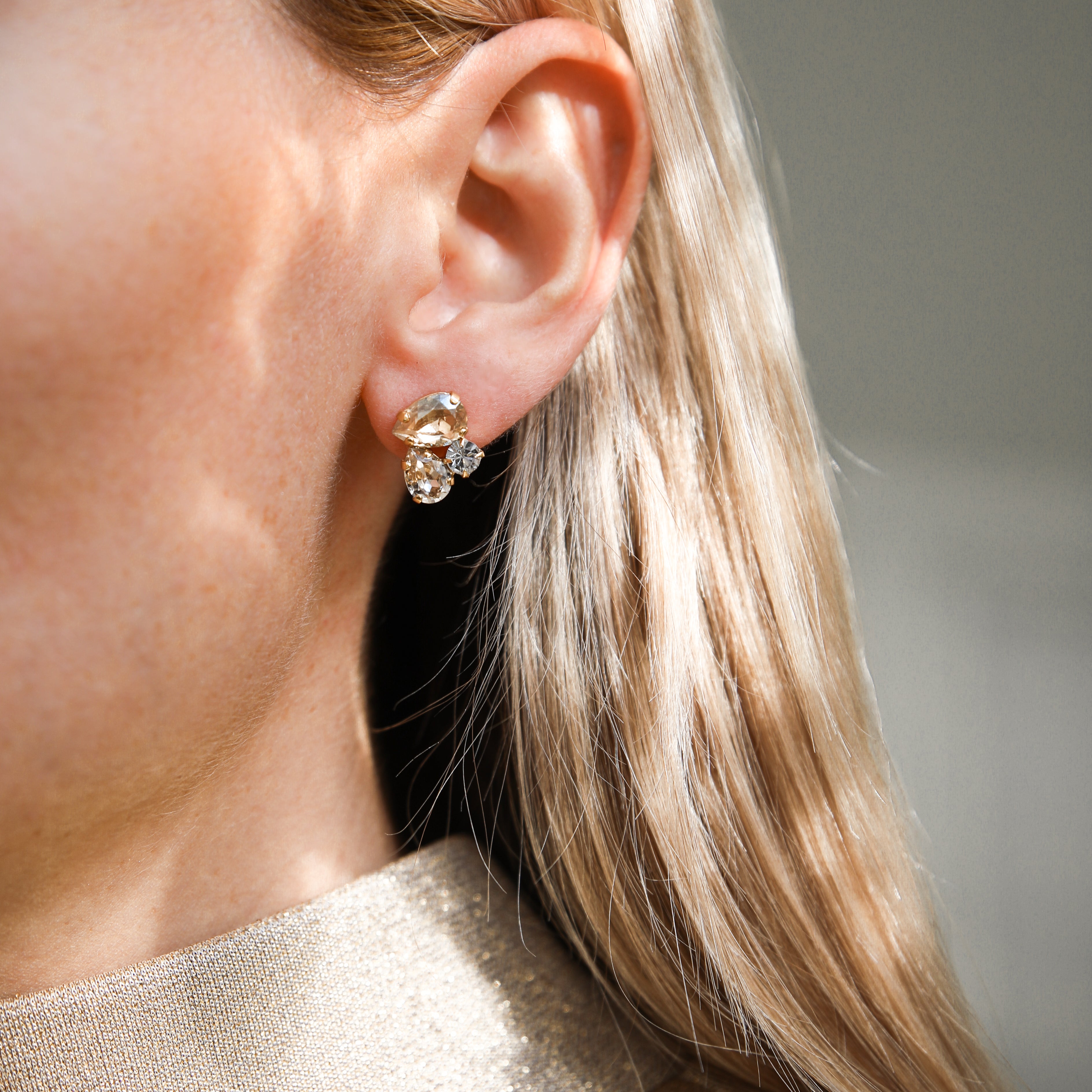 Alisia Elegant Gold Earrings for Women - Trendy Fashion Jewelry Gift for Party, Wedding & Daily Wear