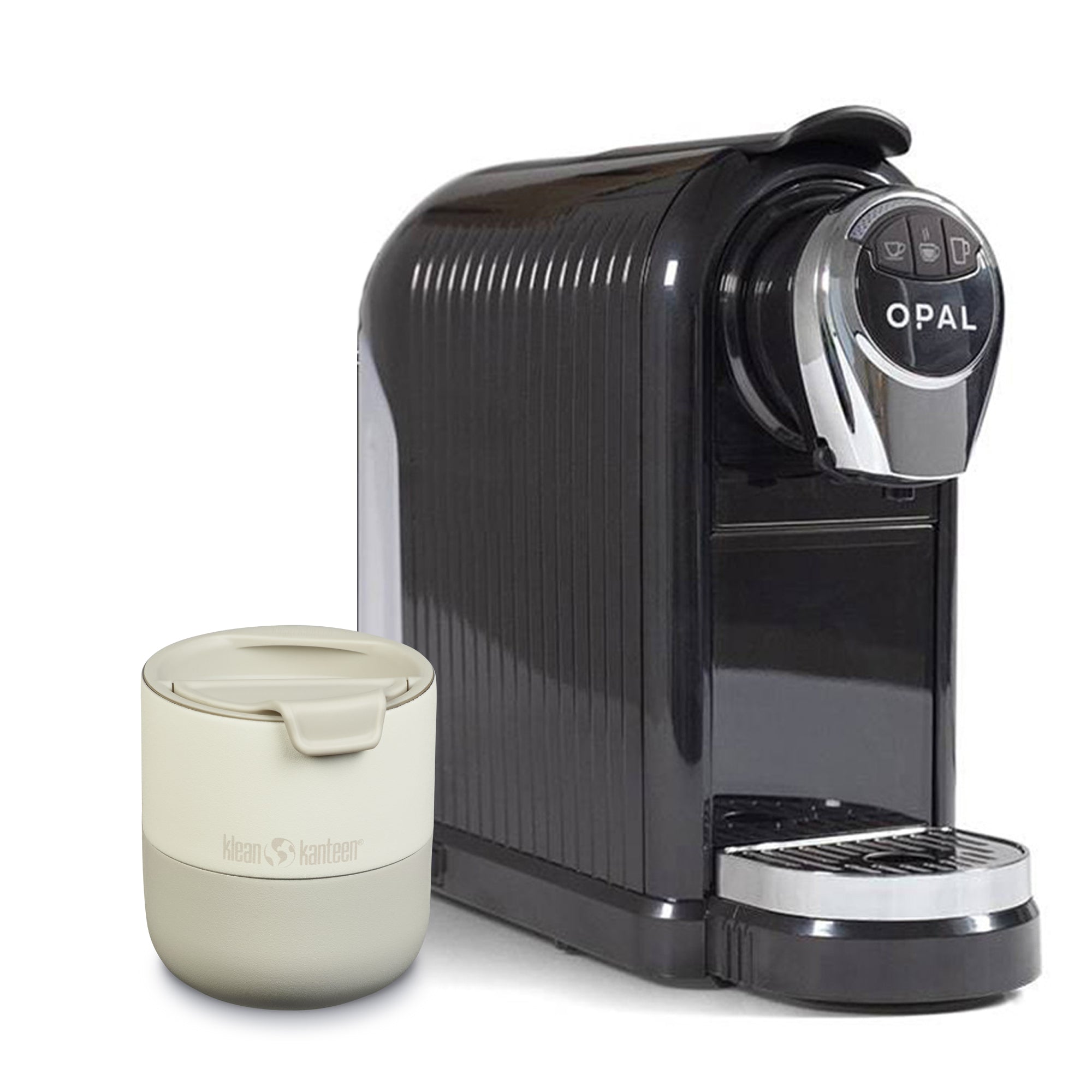 Premium OPAL Coffee Maker & Insulated Rise Lowball Tumbler Set - Perfect for Home Brewing, Office Use & Outdoor Camping