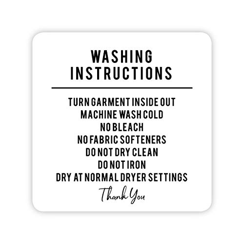 Washing Instructions