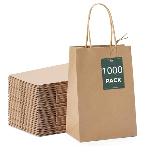 Brown 5.25x3.75x8 Inch 1000Pcs
