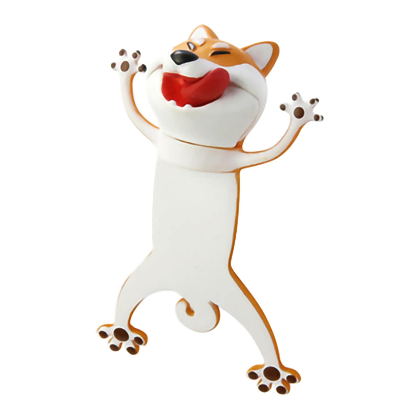Georrcvad 3D Cartoon Animal Bookmarks - Creative Cute Funny Bookmark Set for Kids & Adults - Perfect for Reading, Gifts, Party Favors, Christmas & Birthday Presents