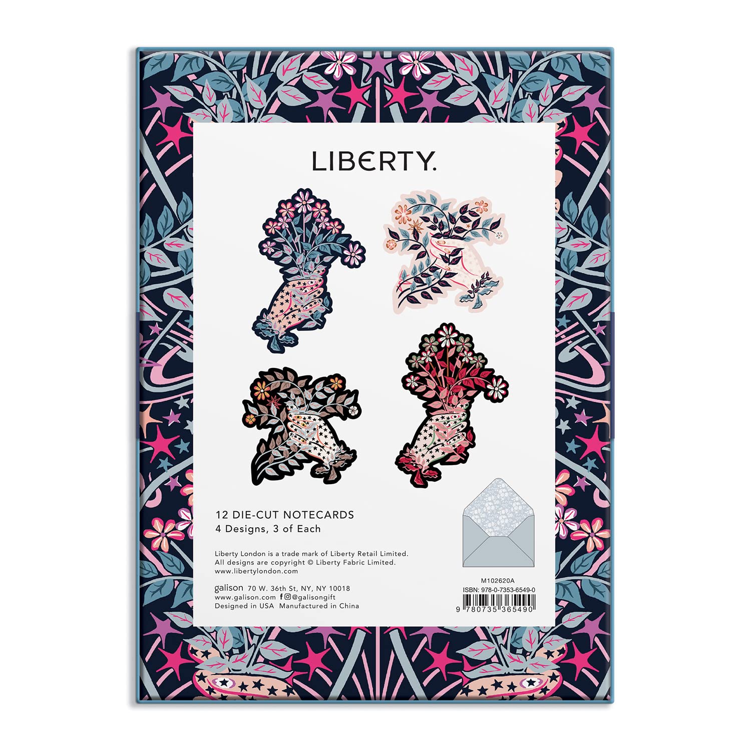 Liberty Ianthe Hand-Shaped Notecard Set - 50 Unique Greeting Cards for Thank You Notes, Invitations & Special Occasions - Perfect for Weddings, Birthdays & Gift Packaging