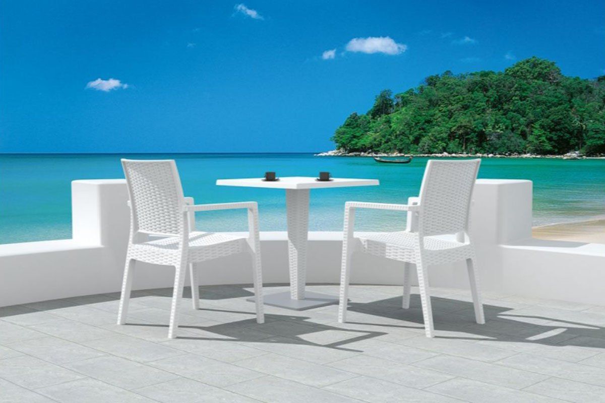 Hospitality Plus Ibiza Lounge Cafe Chair - Stackable Armchair for Restaurants, Cafes & Outdoor Seating