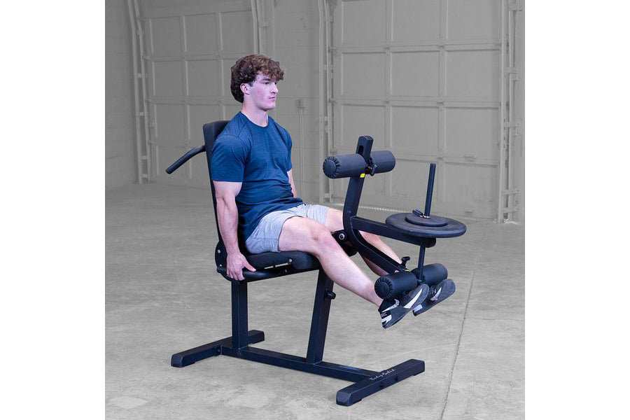 Body Solid Seated Leg Extension & Supine Curl Machine - Home Gym Leg Workout Equipment for Quads & Hamstrings - Perfect for Strength Training and Muscle Building at Home