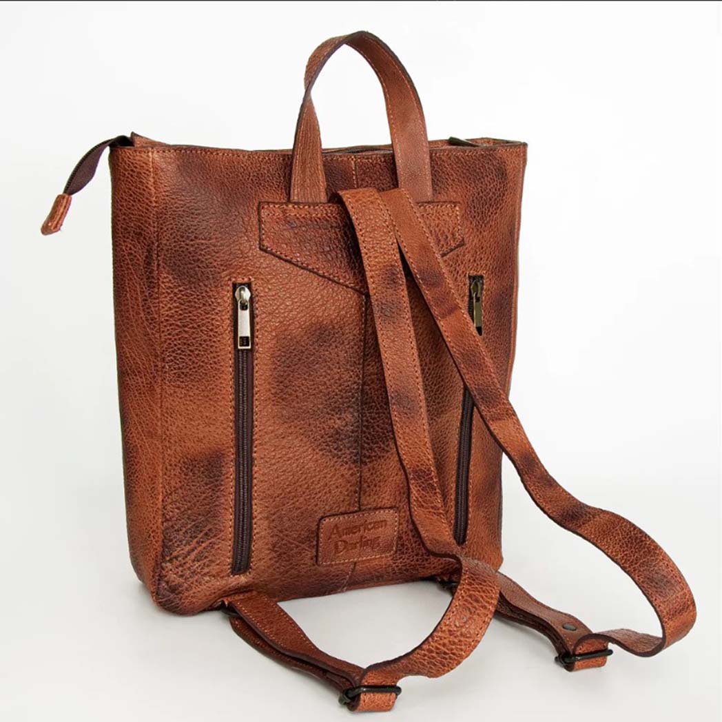 American Darling Genuine Leather Aztec Backpack - Stylish & Durable for Travel, School & Everyday Use