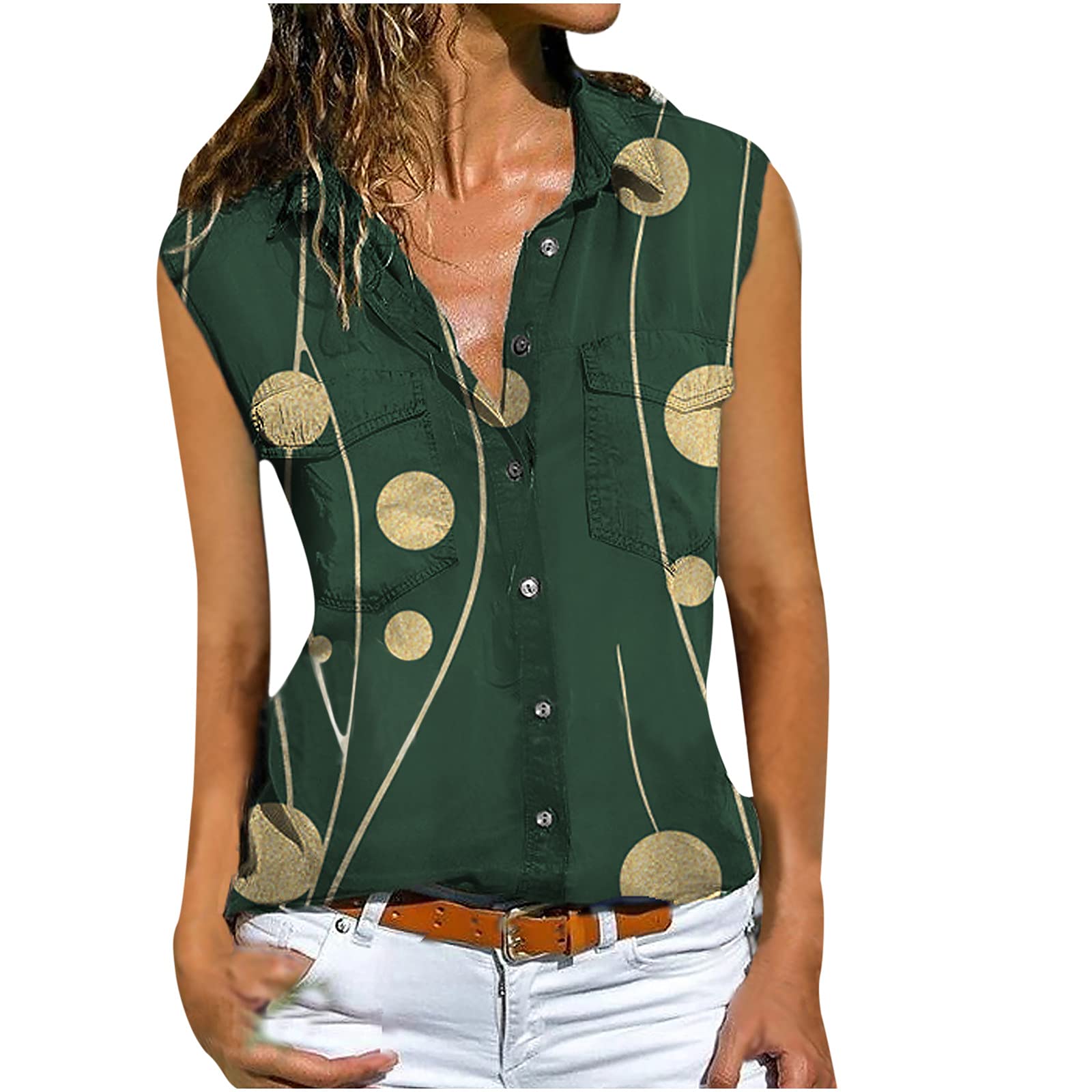 Women's Short Sleeve Henley T-Shirt - Button Up Casual Blouse & Summer Top for Everyday Wear | Perfect for Work, Weekend Outings & Vacation Outfits