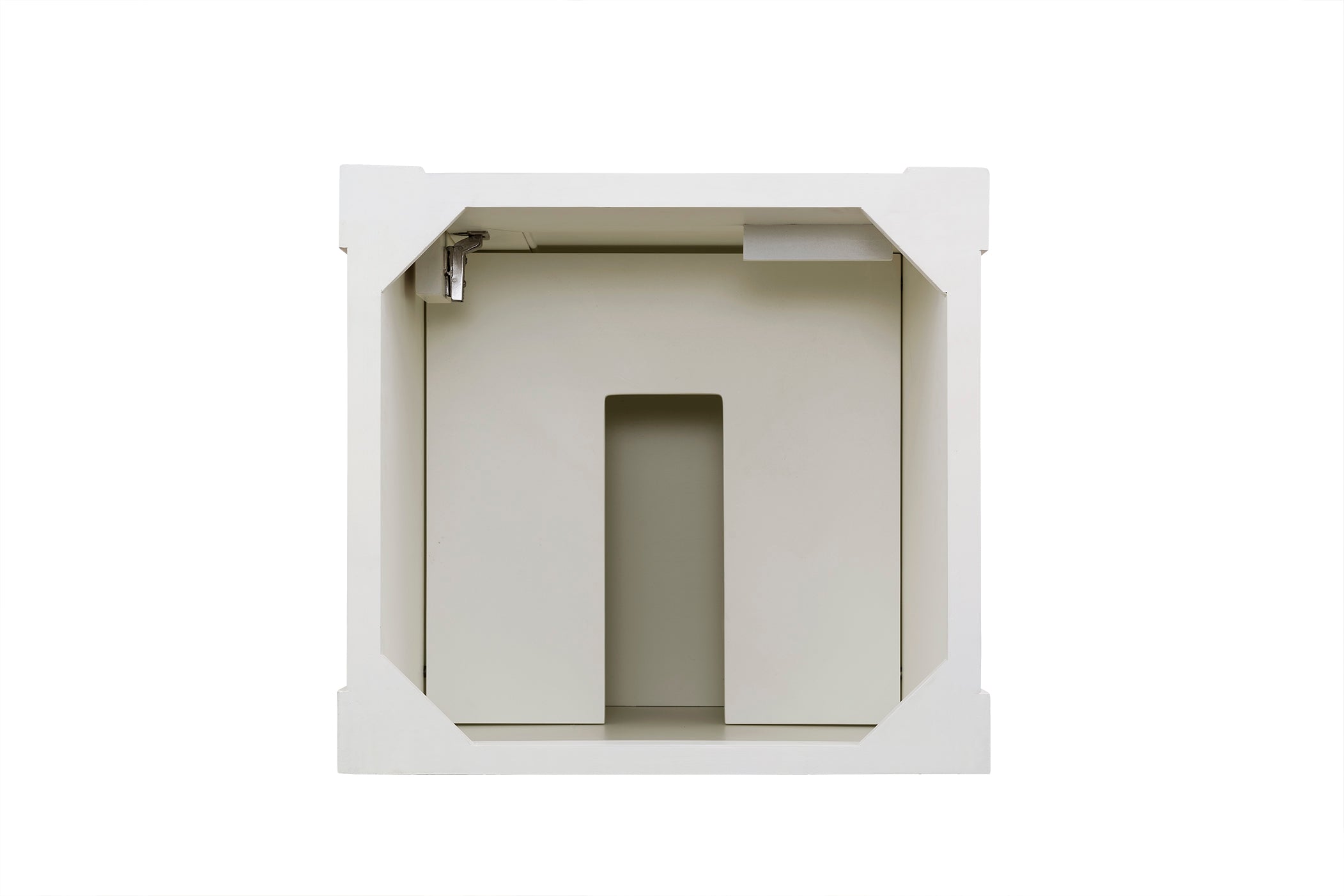 Brookfield 26-Inch Bright White Single Bathroom Vanity with Sink - Modern Space-Saving Design for Small Bathrooms, Powder Rooms & Apartments
