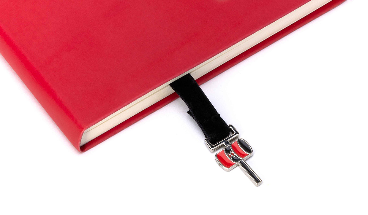 Harley Quinn Notebook with Ribbon Charm - Cute Journal for Writing, Sketching & Note Taking - Perfect Gift for Fans, Students & Artists