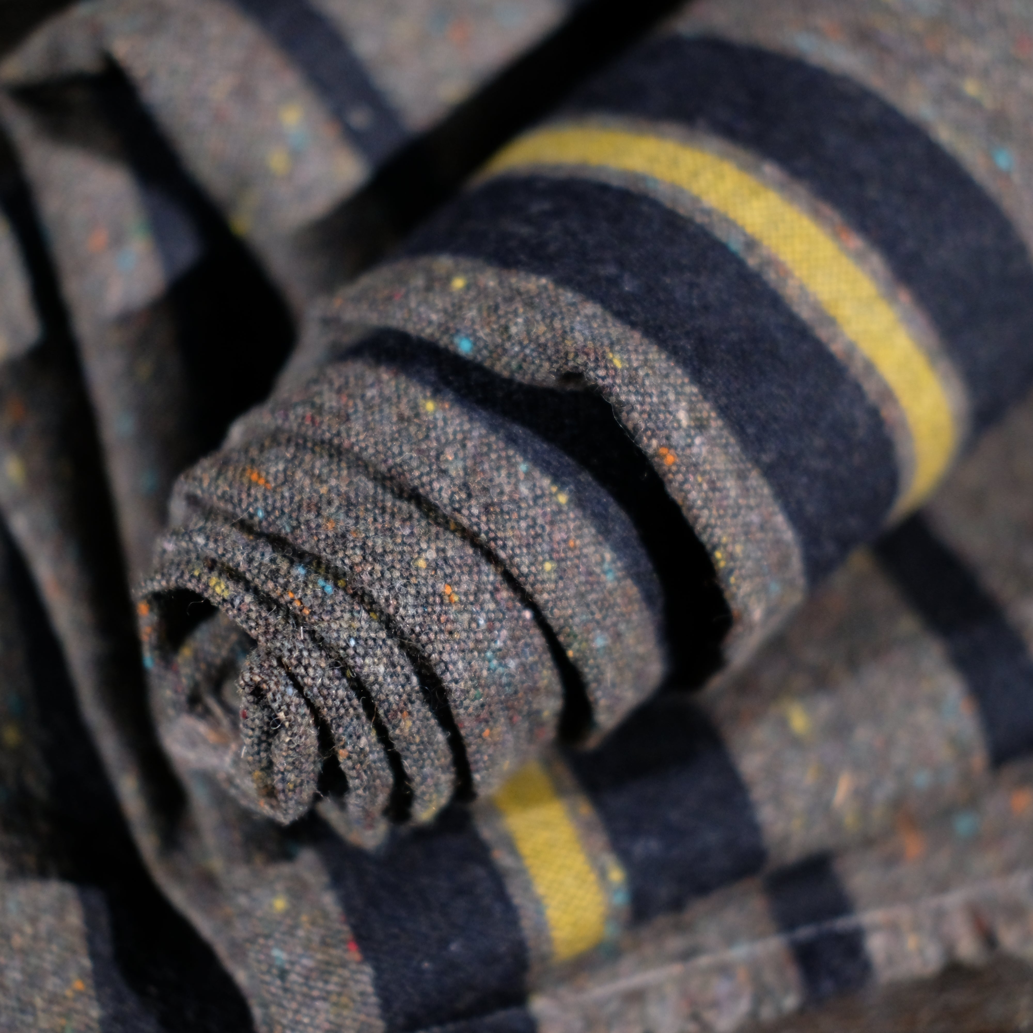 Premium Japan Fuji Seiju Yellow Multi-Color Wool Yarn (8oz) - Perfect for Knitting, Crocheting, and DIY Craft Projects