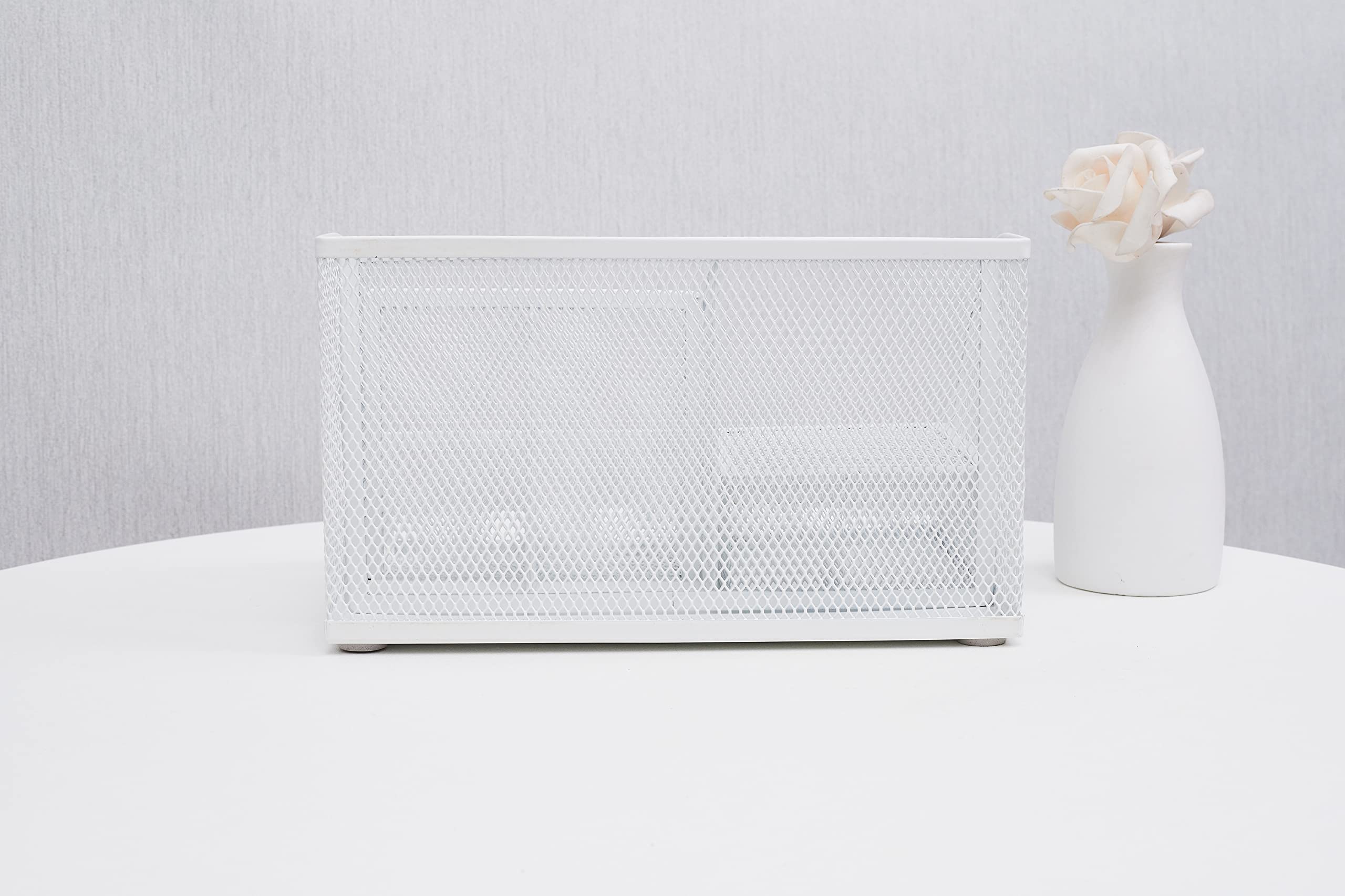 Anova Mesh Desk Organizer with 7 Compartments & Drawer - Office & Home Use