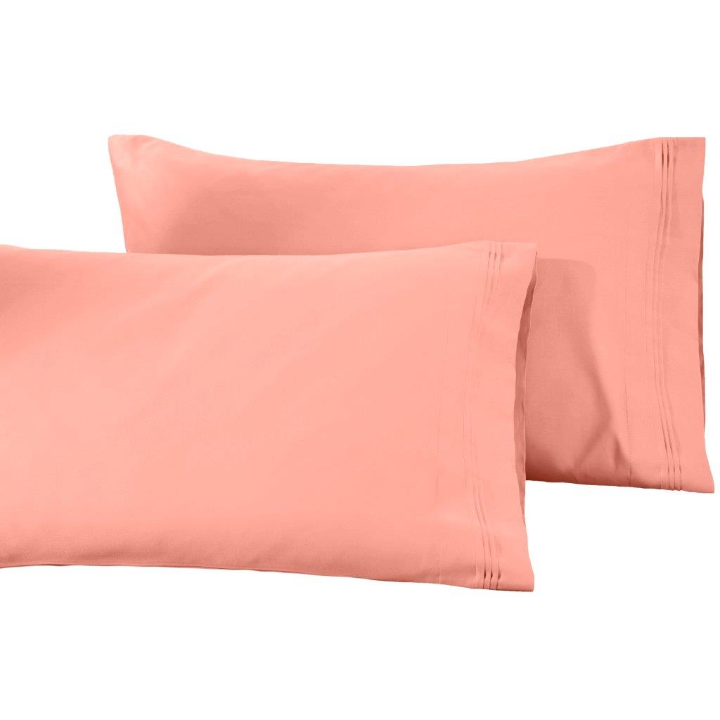 Luxury 1500 Thread Count Egyptian Cotton Pillowcase Set - 2 Piece, Ultra Soft & Breathable for Better Sleep - Perfect for Bedroom, Hotel, or Gift