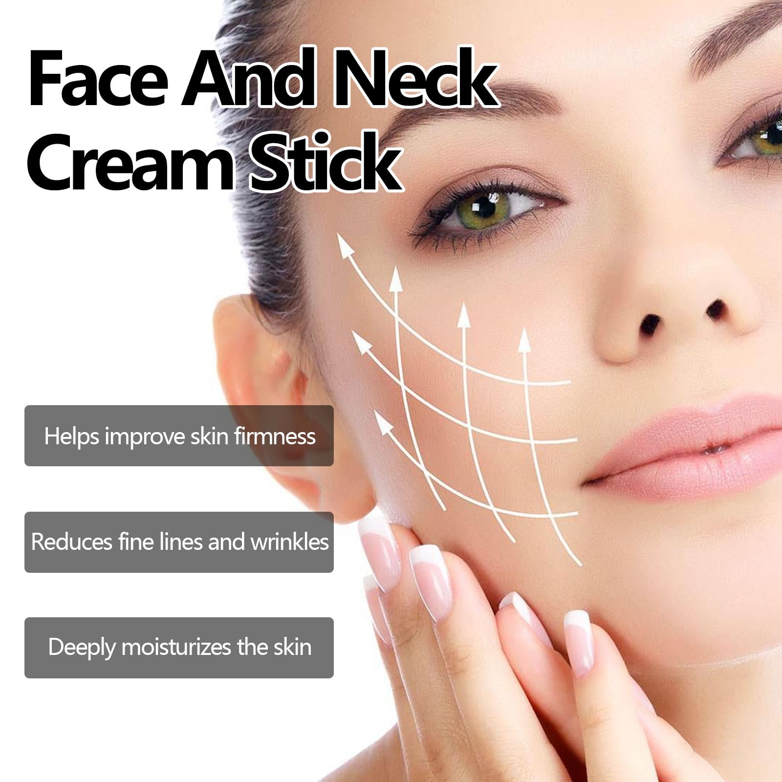 Hydrating & Nourishing Face and Neck Cream Stick - Deep Moisturizer for All Skin Types - 40g (2 Pcs) - Perfect for Daily Skincare Routine & Travel Essentials
