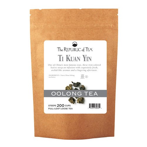 Premium Ti Kuan Yin Full-Leaf Black Tea - 1 Pound (200 Cups) | Organic Loose Leaf Tea for Afternoon Tea, Iced Tea & Gifts | Republic of Tea