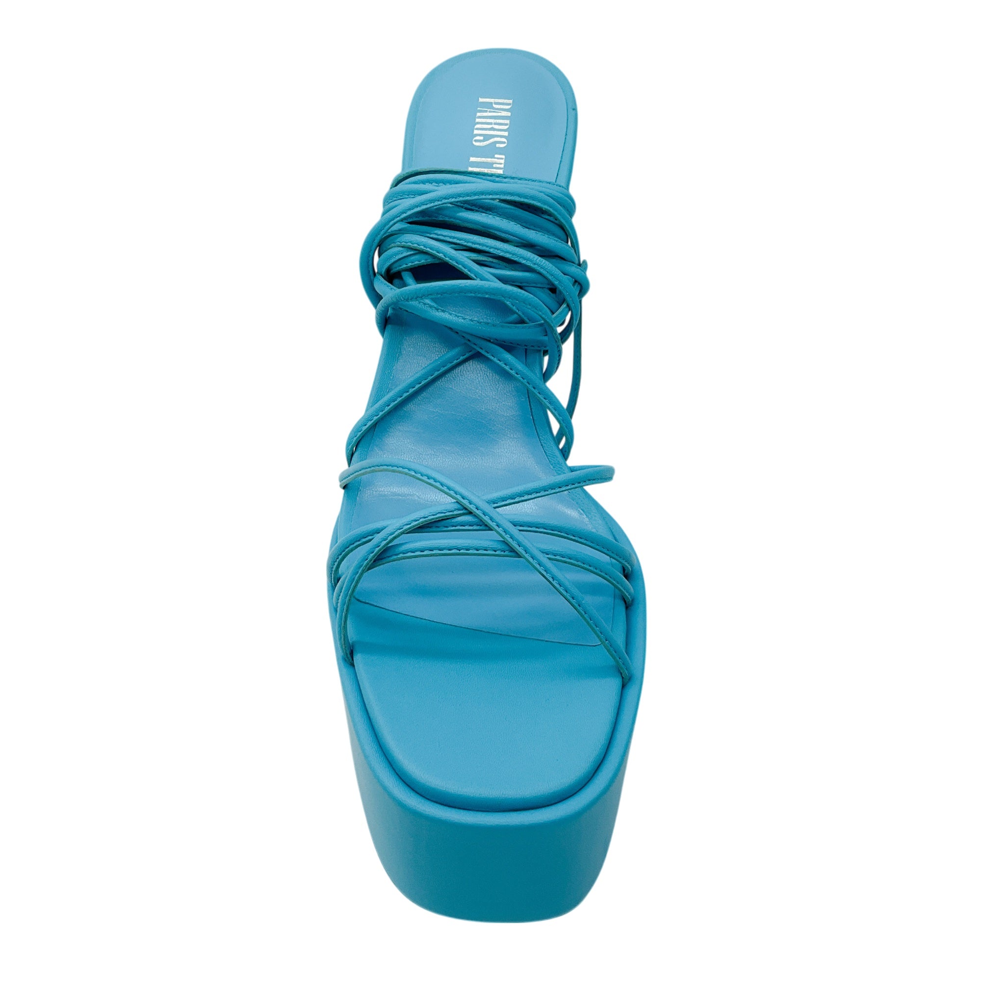 Paris Texas Light Blue Turquoise Malena High Heel Sandals for Women - Elegant Summer Beach Wedding Party Shoes