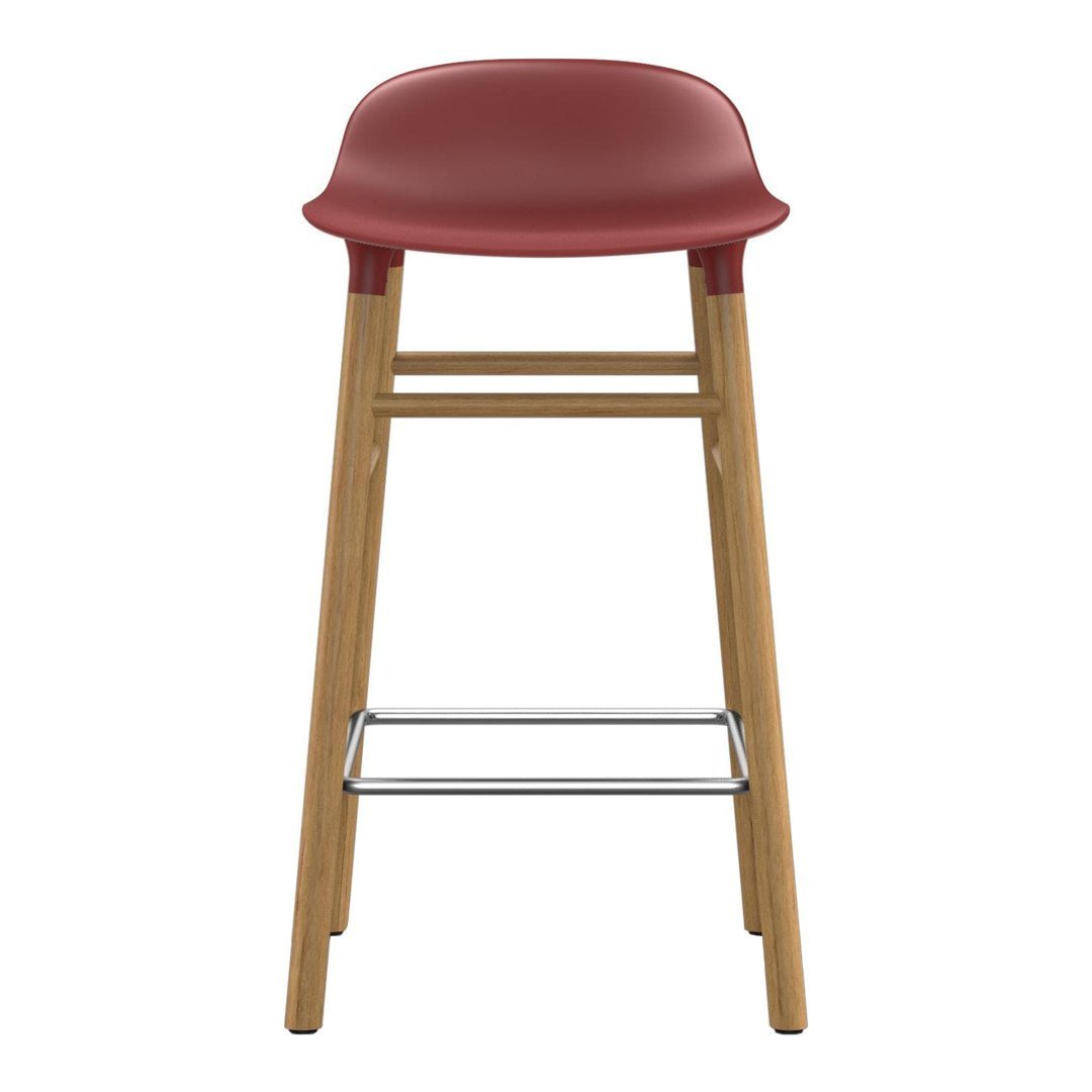 Modern Wooden Counter Stool with Sturdy Wood Legs - Perfect for Kitchen Islands, Breakfast Bars & Home Decor