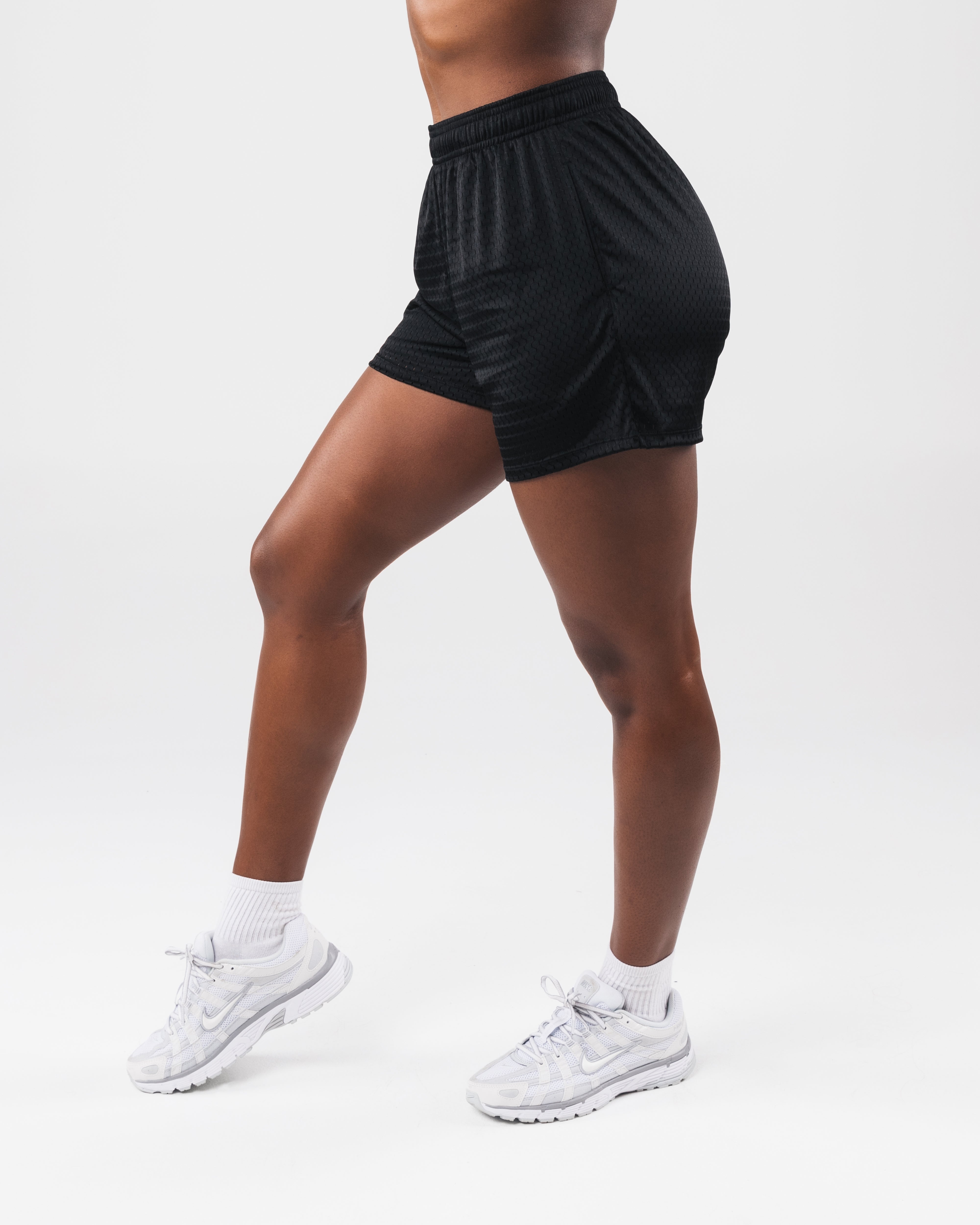 Essential Mesh Shorts for Men - Breathable & Lightweight Black Athletic Shorts for Running, Gym & Casual Wear