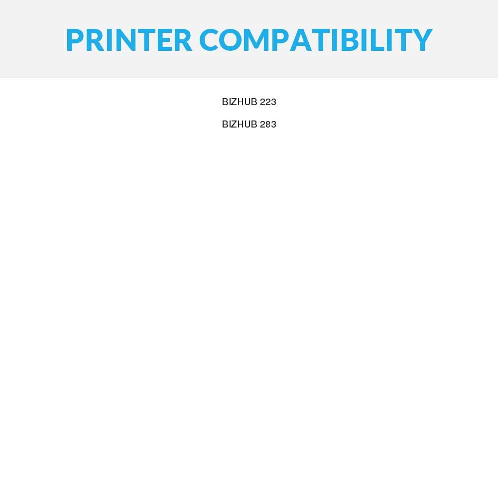 SPEEDYINKS Compatible Toner Cartridge Replacement for Konica Minolta TN-217 (Black) - Works with Bizhub 223 Printer | High-Quality Printing for Office Documents & Business Reports