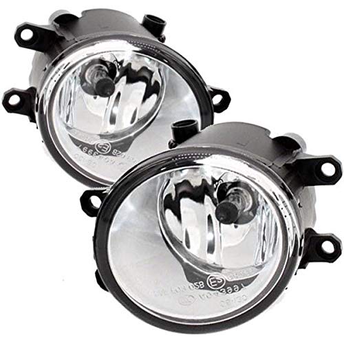 2007-2009 Toyota Camry Halogen Fog Light Kit with Bezels, Wiring Harness, Switch & Bulbs - Complete Installation Set for Enhanced Night Driving Safety