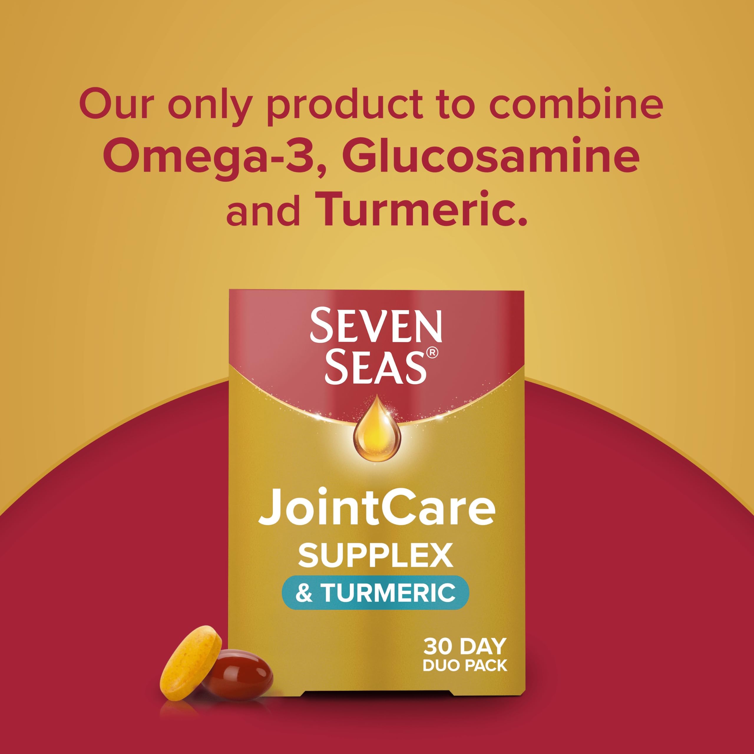 Seven Seas Joint Care Supplex & Turmeric 60 Tablets - Support Joint Health & Mobility