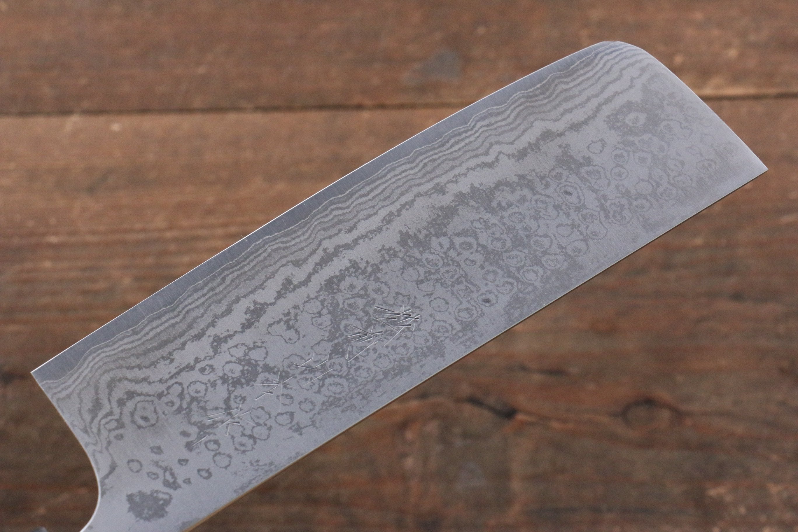 VG10 Damascus Nakiri Knife 165mm - Japanese Chef Knife with Cherry Blossom Handle - High Carbon Stainless Steel Blade for Precision Vegetable Cutting - Perfect for Sushi, Asian Cuisine & Home Cooking