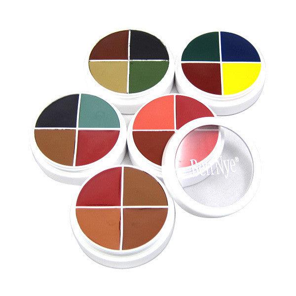 Ben Nye FX Professional Makeup Color Wheel - 12 Vibrant Shades for Stage, Cosplay & Special Effects | Perfect for Halloween, Theater & SFX Artists