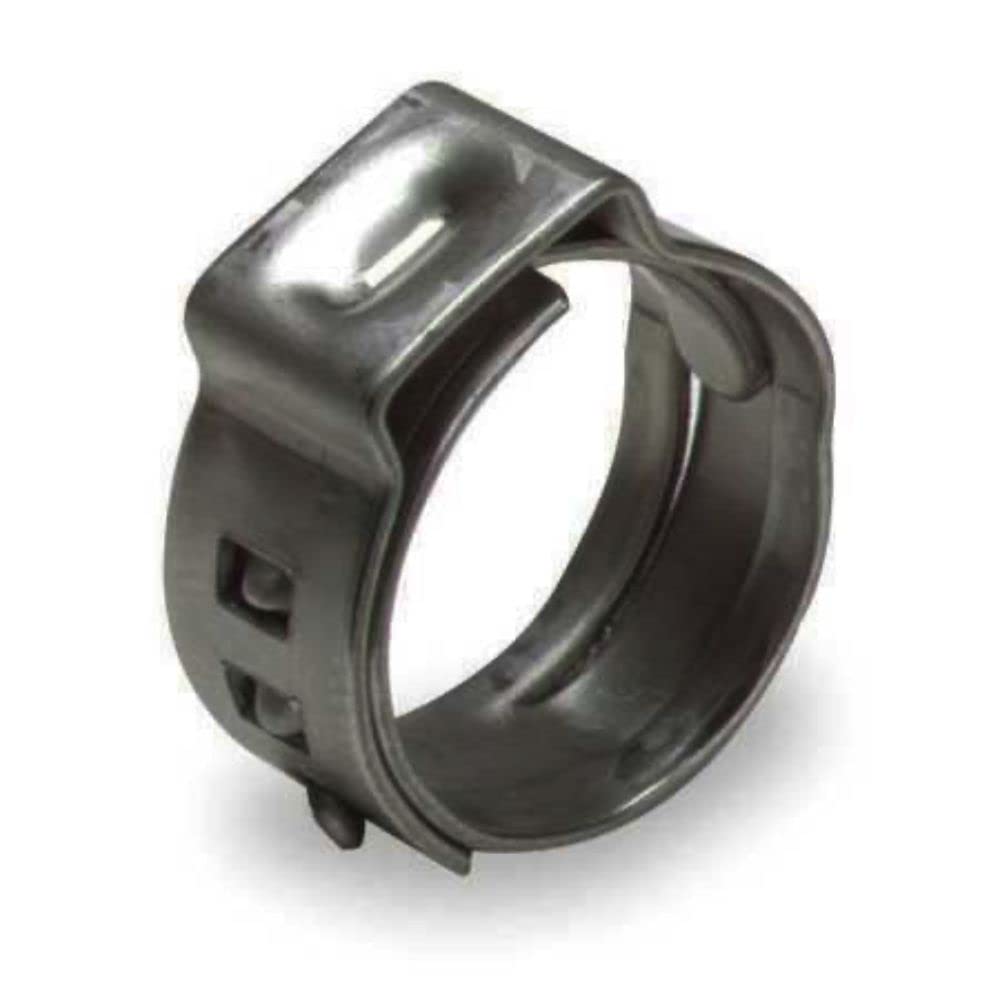 Genuine 16701009-100 Stainless Steel Hose Clamp for Lawn Mowers - 11/16 Inch Nominal Size (Pack of 100) - Perfect for Lawn Tractor, Riding Mower & Outdoor Power Equipment Maintenance