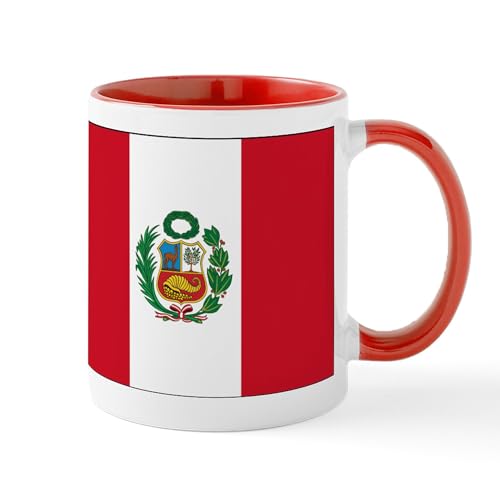 White/Red Inside - Peru Flag Mug