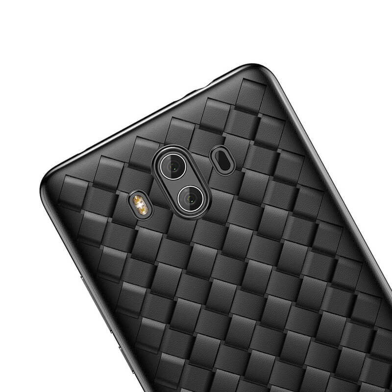 Baseus Woven Textured Protective Case for Huawei Mate 10 Pro - Slim Fit Shockproof Phone Cover with Premium Fabric Design | Perfect for Work, Travel & Everyday Use