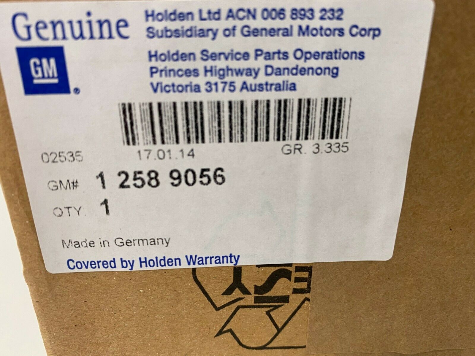 Genuine Holden VZ WL & Rodeo Colorado V6 Throttle Body - Part #12589056 - Perfect for Engine Performance & Fuel Efficiency Upgrades