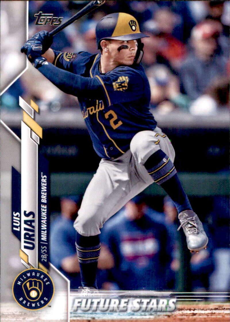 2020 Topps #410 Luis Urias Milwaukee Brewers MLB Baseball Trading Card - Rare Collectible Sports Memorabilia for Baseball Fans & Card Collectors (Perfect for Display, Gifts, and Investment)