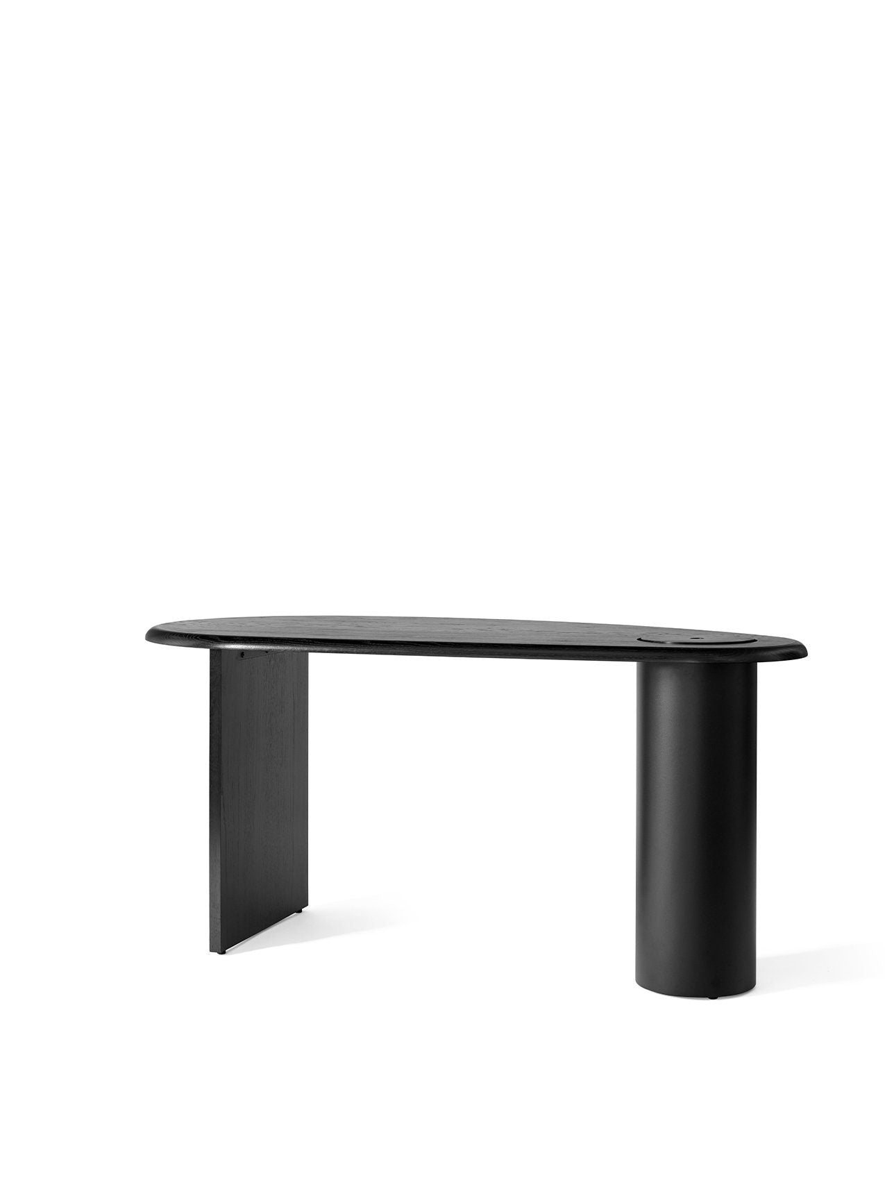 AUDO CPH The Eclipse Desk - Dark Oiled Oak Modern Writing Desk for Home Office, Study & Workspace