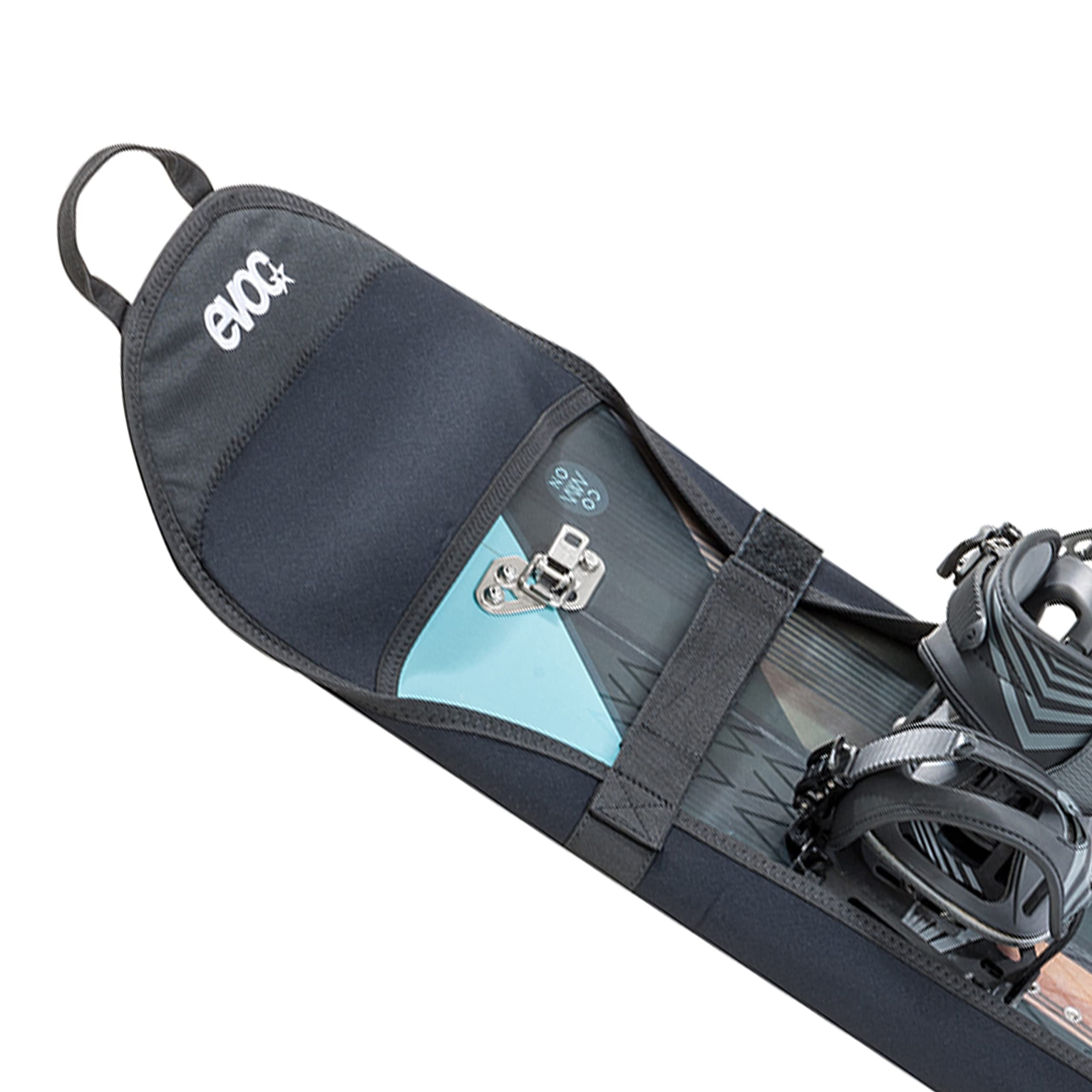 EVOC Unisex Snowboard Bag - Black, Medium/Large (155-170cm) | Waterproof & Durable Travel Cover for Snowboards | Perfect for Air Travel & Mountain Adventures