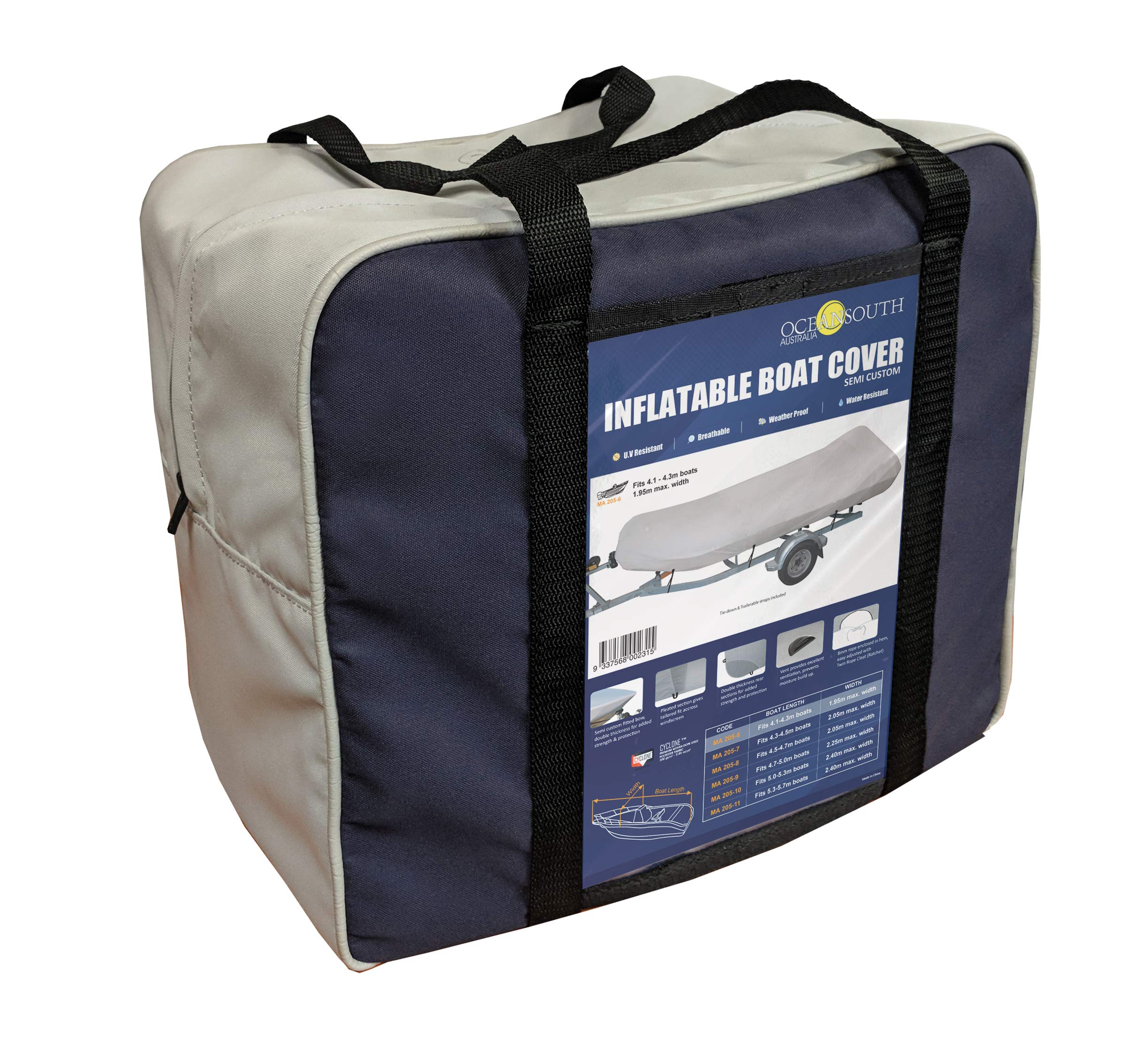 **Inflatable Boat Dinghy Cover (7'6