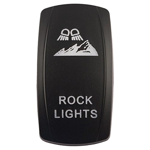 K4 Engraved Rock Lights Contura Switch Actuator for II III V Switch Bodies - Perfect for Off-Road Vehicles, Boats & Custom Automotive Lighting
