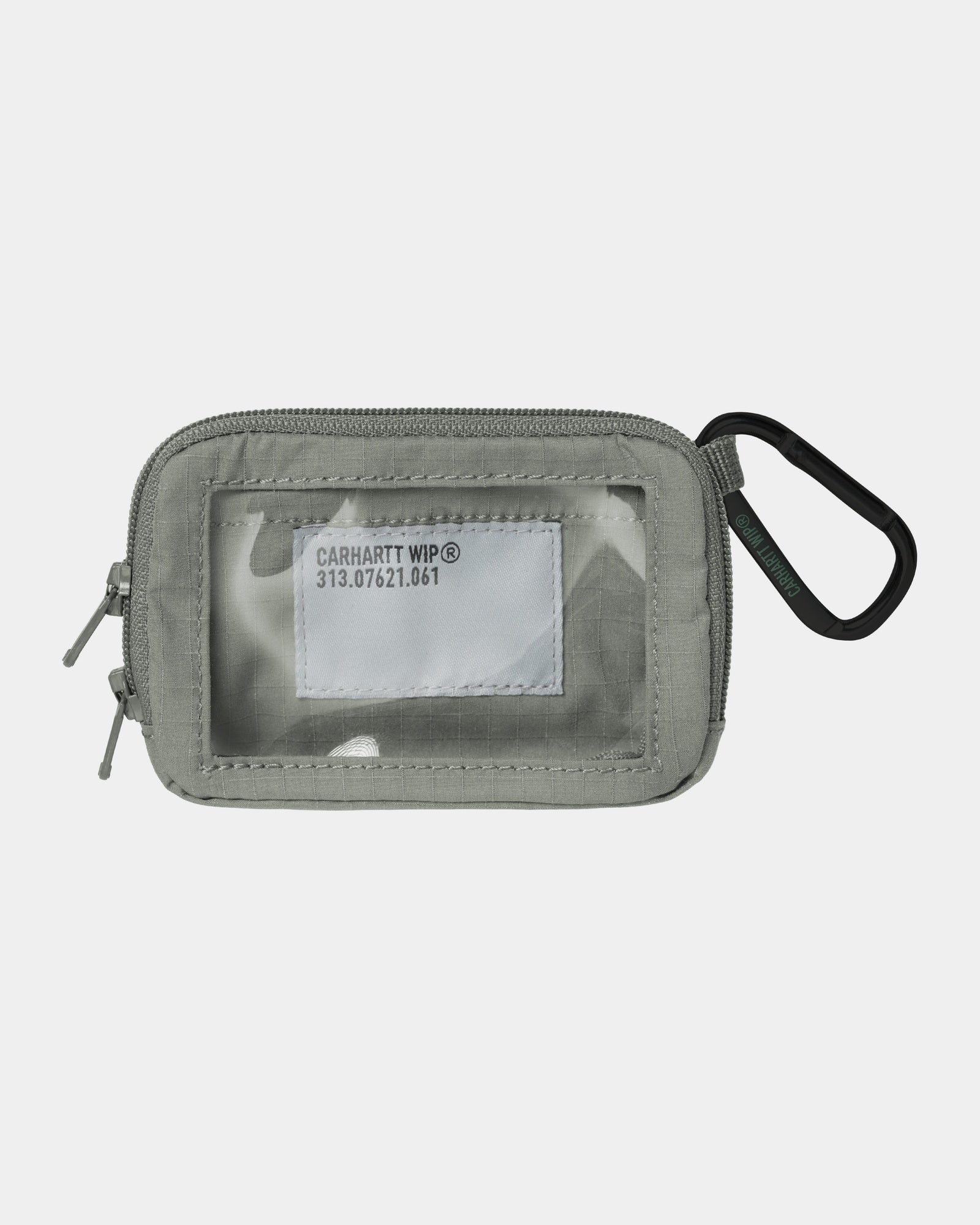 Smoke Green Reflective Tour Card Case Keychain - Waterproof & Durable ID Holder for Travel, Events, and Outdoor Adventures